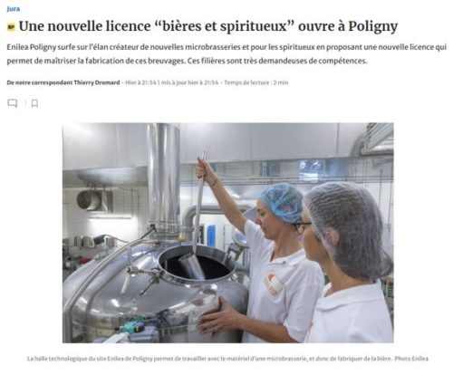 Le Bien Public – Jura – Une nouvelle licence « bières et spiritueux » ouvre à Poligny